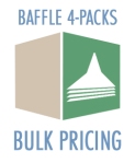 wholesale baffle 4-packs